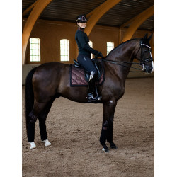 Giacca in pile Equestrian Stockholm da donna Mogano scintillante