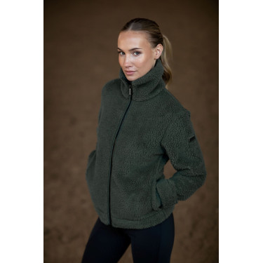 Giacca in pile Teddy Equestrian Stockholm da donna Viale Verde
