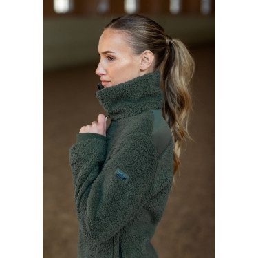 Giacca in pile Teddy Equestrian Stockholm da donna Viale Verde