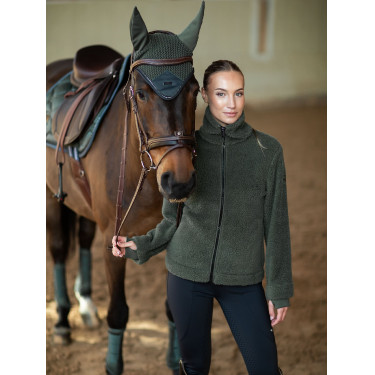 Giacca in pile Teddy Equestrian Stockholm da donna Viale Verde