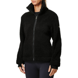 Giacca in pile Teddy Equestrian Stockholm da donna Nero