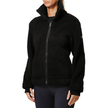 Giacca in pile Teddy Equestrian Stockholm da donna Nero