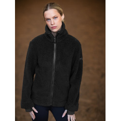 Giacca in pile Teddy Equestrian Stockholm da donna Nero