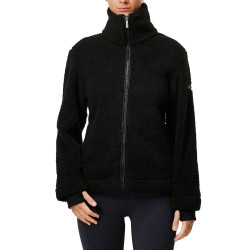 Giacca in pile Teddy Equestrian Stockholm da donna Nero