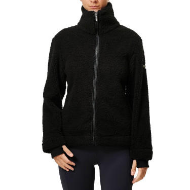 Giacca in pile Teddy Equestrian Stockholm da donna Nero