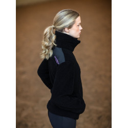 Giacca in pile Teddy Equestrian Stockholm da donna Nero