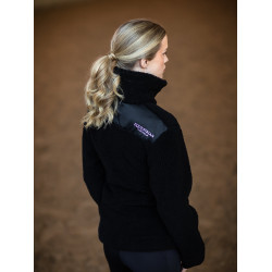Giacca in pile Teddy Equestrian Stockholm da donna Nero