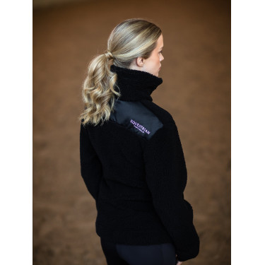 Giacca in pile Teddy Equestrian Stockholm da donna Nero