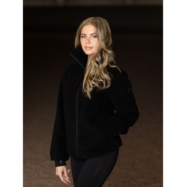 Giacca in pile Teddy Equestrian Stockholm da donna Oceano scuro