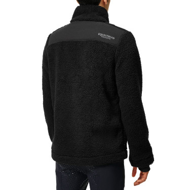 Giacca in pile Teddy Equestrian Stockholm da uomo Nero edizione Giacca in pile Teddy Equestrian Stockholm da uomo Nero edizione