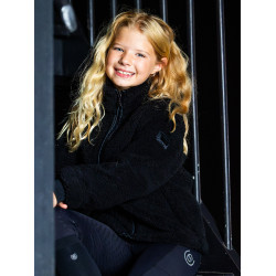 Giacca in pile Teddy Equestrian Stockholm Young Rider Nero Giacca in pile Teddy Equestrian Stockholm Young Rider Nero