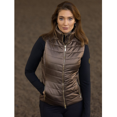 Gilet senza maniche Equestrian Stockholm donna Equestrian Champagne Beige