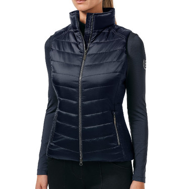 Gilet senza maniche Equestrian Stockholm donna Equestrian Marina Blu marino