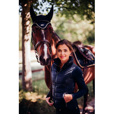 Gilet senza maniche Equestrian Stockholm donna Equestrian Marina Blu marino