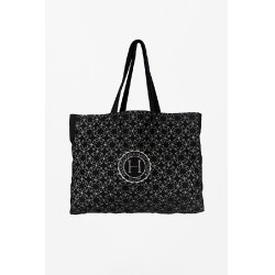 Borsa tote Harcour Arlo Nero / argento