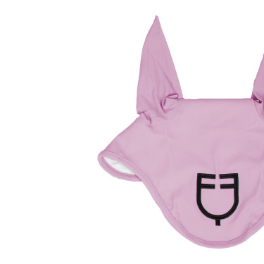 Cuffia antimosche Equestro cube stretch tecnica con logo Bouquet di orchidea Rosa