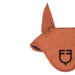 Cuffia antimosche Equestro cube stretch tecnica con logo Sequoia