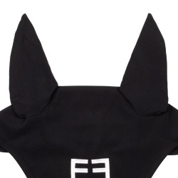 Cuffia antimosche Equestro cube stretch tecnica con logo