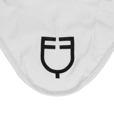 Cuffia antimosche Equestro cube stretch tecnica con logo