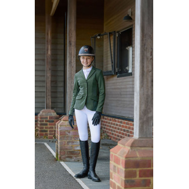 Giacca da concorso LeMieux Kennedy Young Rider Verde pino