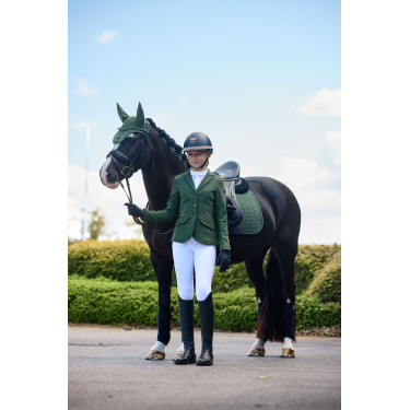 Giacca da concorso LeMieux Kennedy Young Rider Verde pino