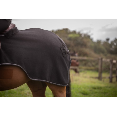 Coprireni in pile Diagonal Paddock Sports Nero