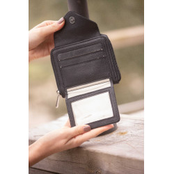 Portamonete Pénélope Clémence Nero