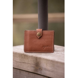 Porta-carte Penelope Cartoon Cognac Marrone
