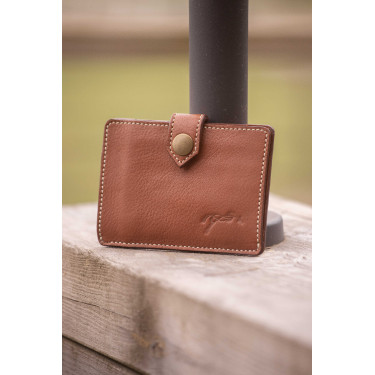 Porta-carte Penelope Cartoon Cognac Marrone