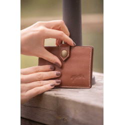 Porta-carte Penelope Cartoon Cognac Marrone