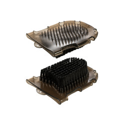 Guanto da striglia HKM Nero