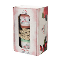 Blocco di sale aromatizzato Lolly Lick confezione da 2 HKM Rosa canina / mela Blocco di sale aromatizzato Lolly Lick confezione da 2 HKM Rosa canina / mela