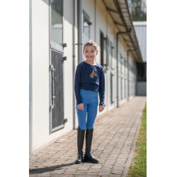 Leggings Mia a fondo intero in silicone HKM Blu