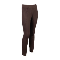 Leggings Mia a fondo intero in silicone HKM Marrone scuro