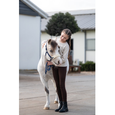Leggings Mia a fondo intero in silicone HKM Marrone scuro