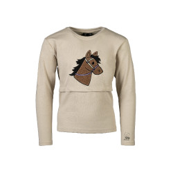 Polo a maniche lunghe Mia HKM Beige