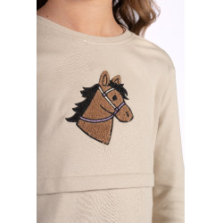 Polo a maniche lunghe Mia HKM Beige