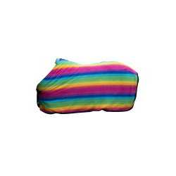 Coperta asciugante Rainbow per shetland HKM Righe multicolori