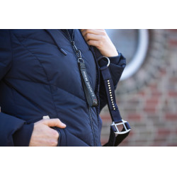 Piumino lungo Toronto HKM Blu scuro