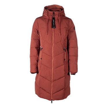 Piumino lungo Toronto HKM Rame Marrone