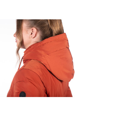 Piumino lungo Toronto HKM Rame Marrone