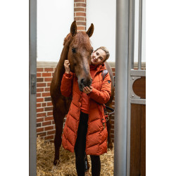 Piumino lungo Toronto HKM Rame Marrone