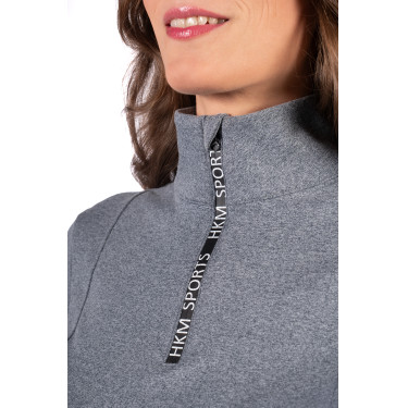 T-shirt funzionale Supersoft II HKM Blu scuro