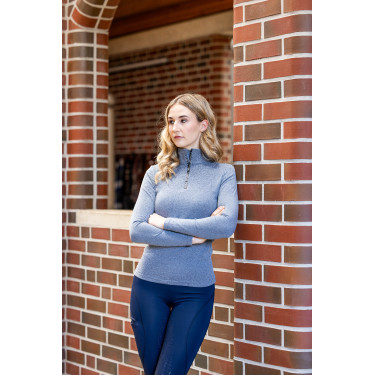 T-shirt funzionale Supersoft II HKM Blu scuro