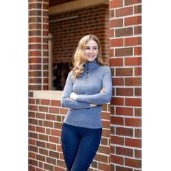 T-shirt funzionale Supersoft II HKM Blu scuro