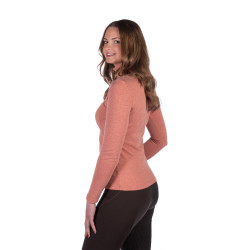 T-shirt funzionale Supersoft II HKM Rame Marrone