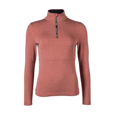 T-shirt funzionale Supersoft II HKM Rame Marrone