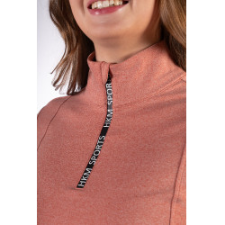 T-shirt funzionale Supersoft II HKM Rame Marrone