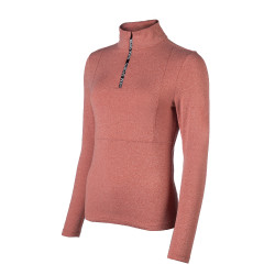 T-shirt funzionale Supersoft II HKM Rame Marrone