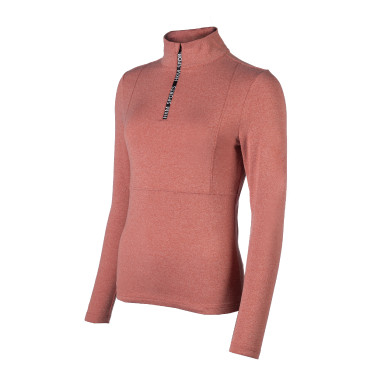 T-shirt funzionale Supersoft II HKM Rame Marrone